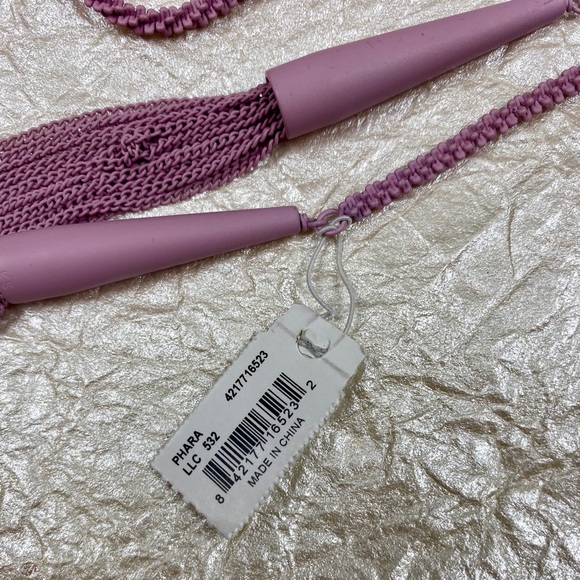 Kendra Scott Lilac Matte Phara Tassel Necklace NEW - Picture 6 of 8